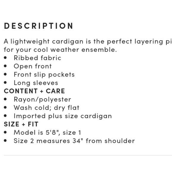 Torrid dark green rib knit open front cardigan - Picture 5 of 10